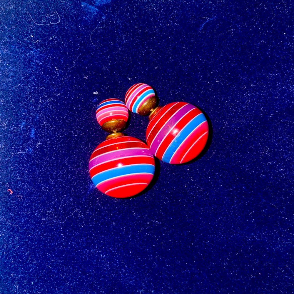 DOUBLE SIDED EARRINGS ❤️💜💙